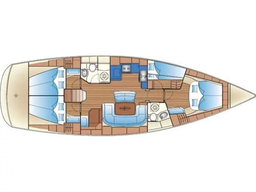 Bavaria 46 Cruiser (Enalia (Pax 9)) Plan image - 17