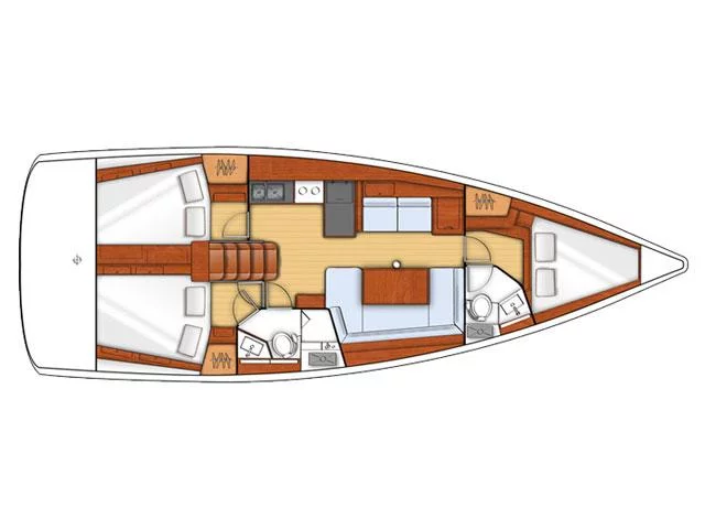 Oceanis 41 (Bolero (sails 2020)) Plan image - 6
