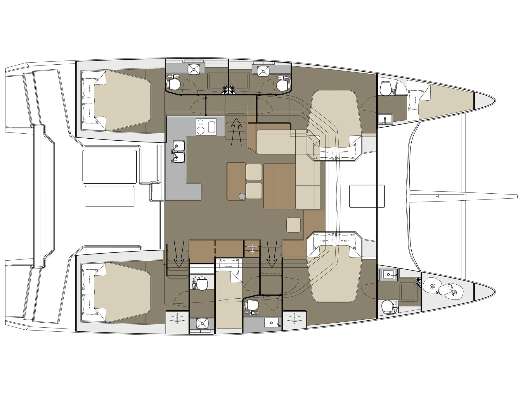 Dufour 48 (Frida) Plan image - 17