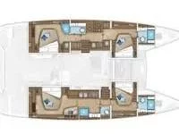 Lagoon 55 (NEW 2025) + crew / 8 guests (LUZ DEL MAR) Plan image - 7