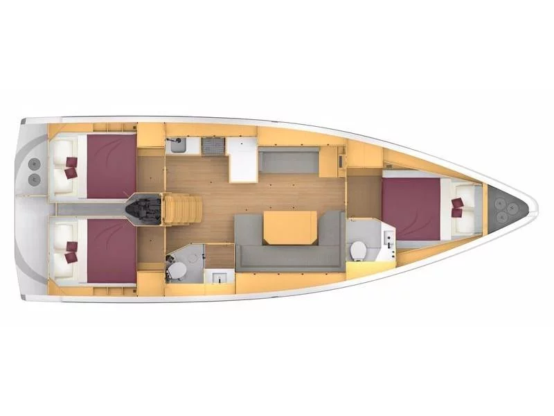 Bavaria C42 (Avra) Plan image - 11