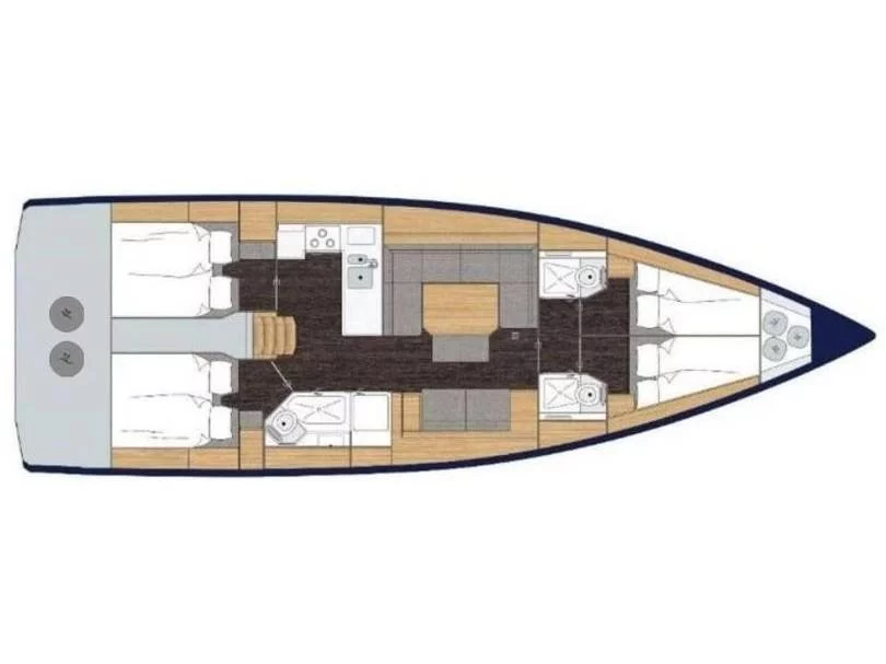 Bavaria C45 (Midas) Plan image - 28