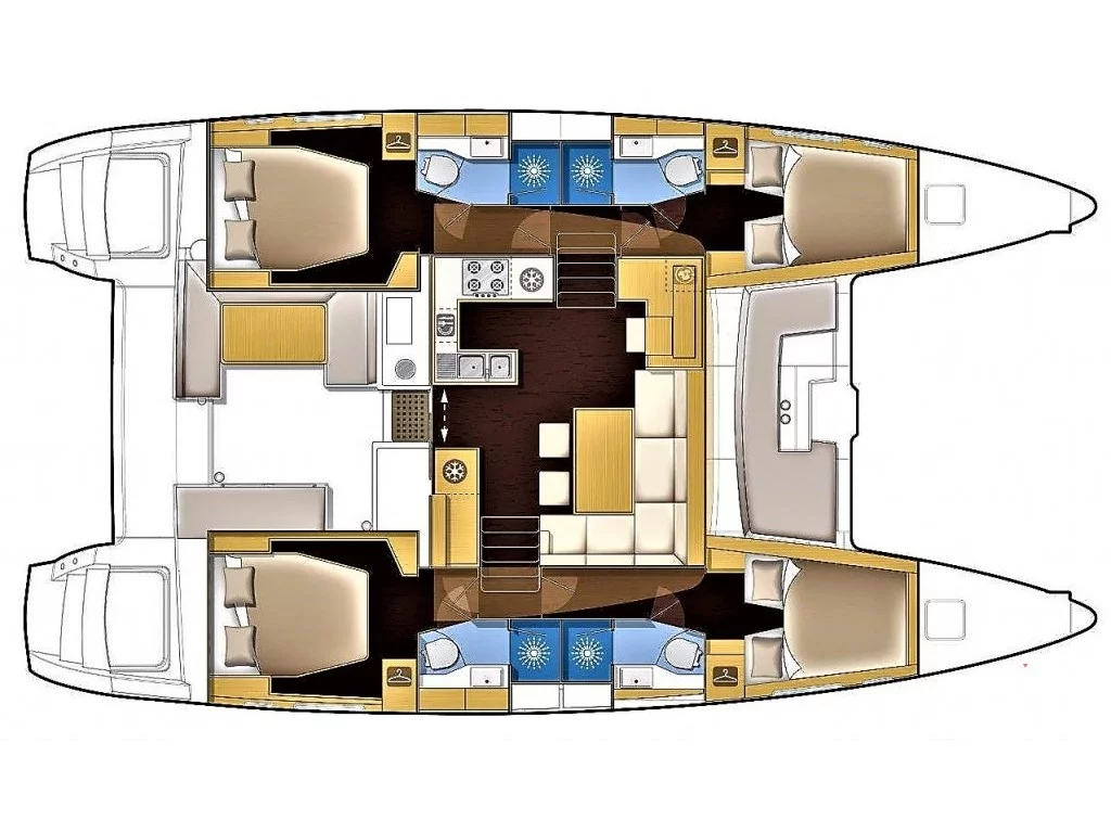Lagoon 450 Fly (CARMELA) Plan image - 5