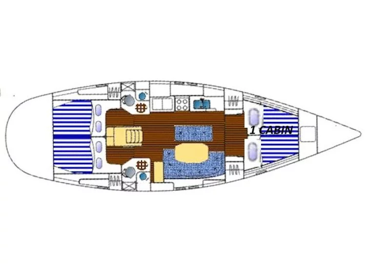 Oceanis 461 - MOLLY'S (MOLLY'S) Plan image - 1