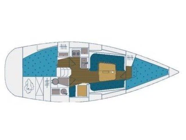 Elan 333 (LANA ( sails 2018:) Plan image - 2