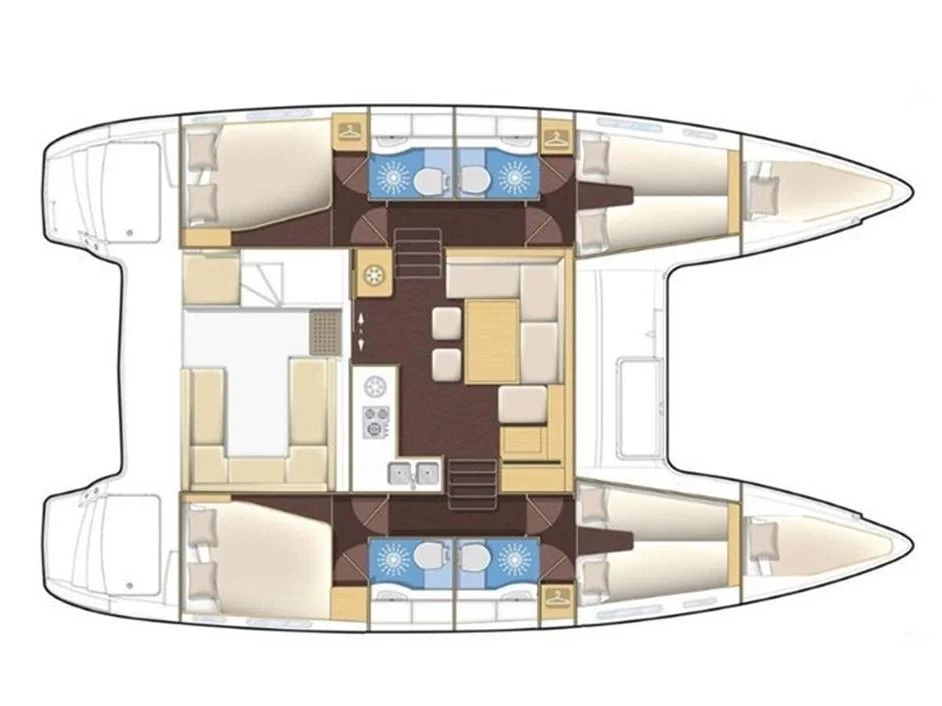 Lagoon 400 S2 (SHYVA) Plan image - 1