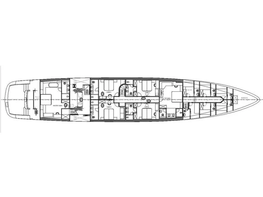 Luxury Sailing Yacht Nocturno (Nocturno) Plan image - 3