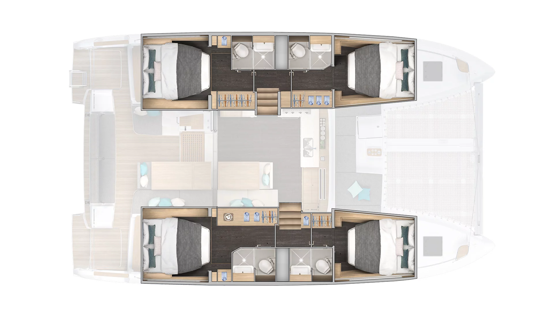 Lagoon 43 (WHITE PEARL)  - 1
