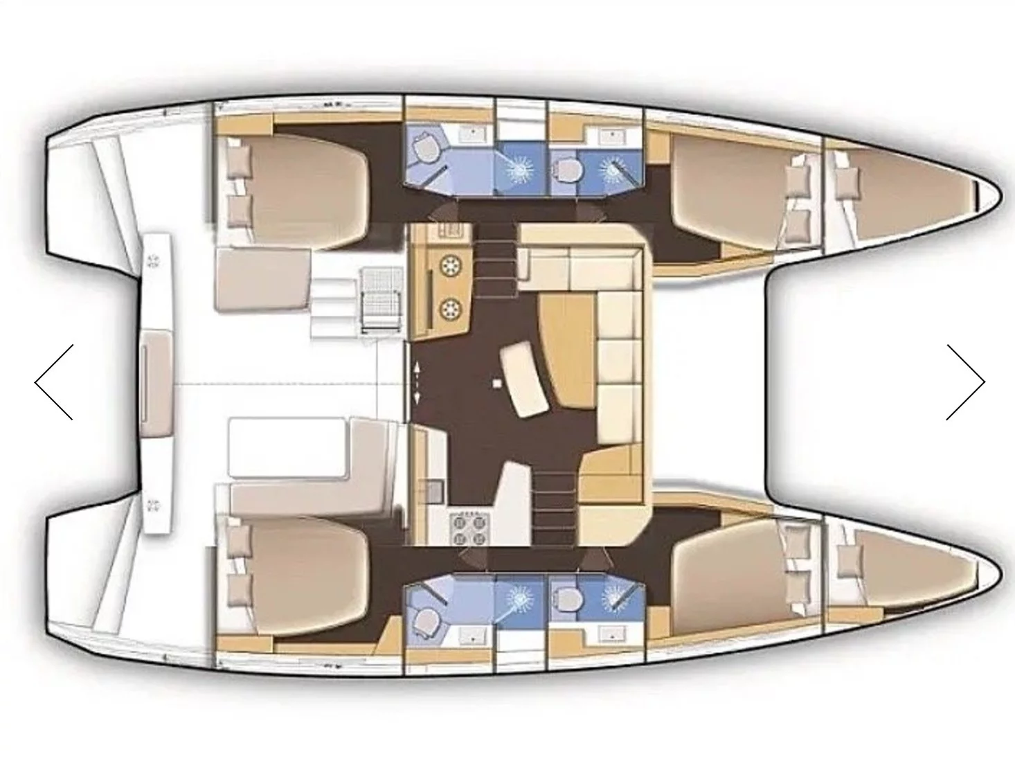 Lagoon 42 (PNOE) Plan image - 1
