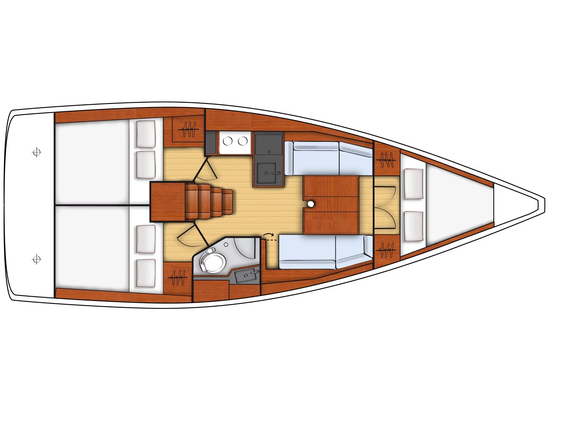 Oceanis 35.1 (IDILA) Plan image - 43