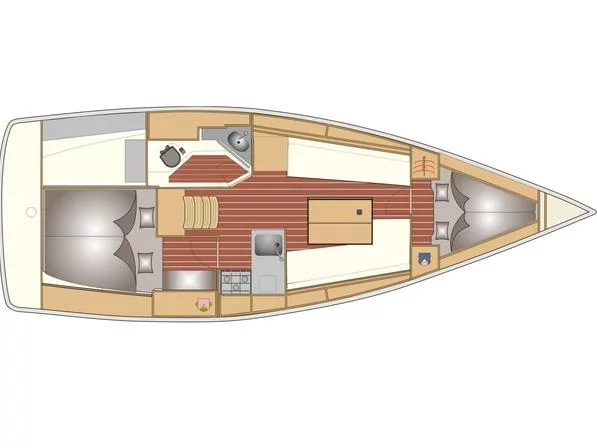 Bavaria 32 Cruiser (Cruiser) Plan image - 7