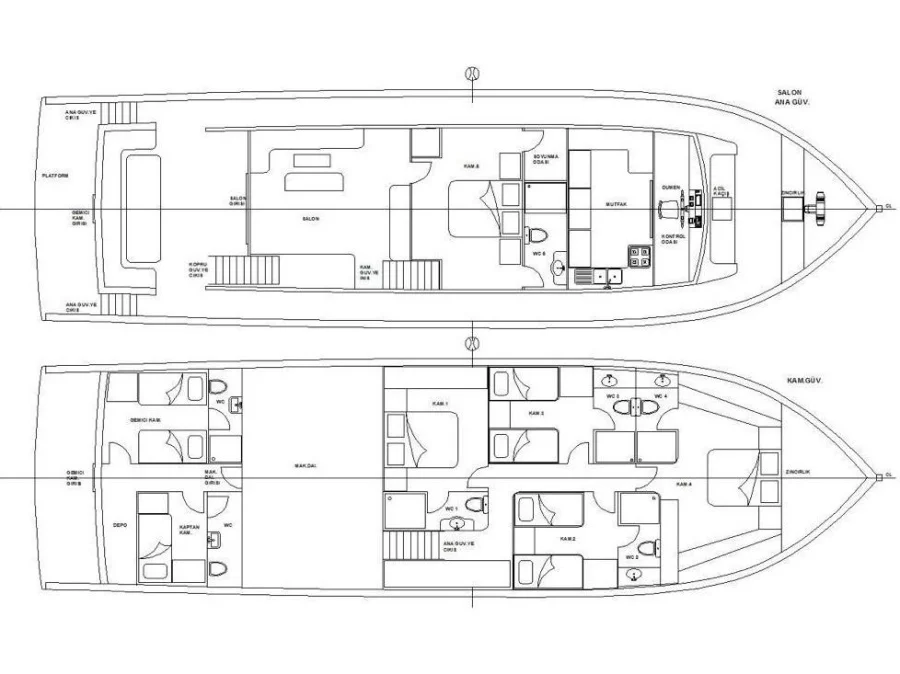 Trawler S (Simay S) Plan image - 26