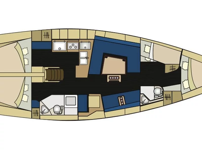 Elan Impression 444 (Aquatica) Plan image - 2