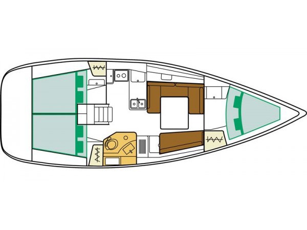 Photo #4 - Oceanis 37 (Tristaina) in Palamos - 21433