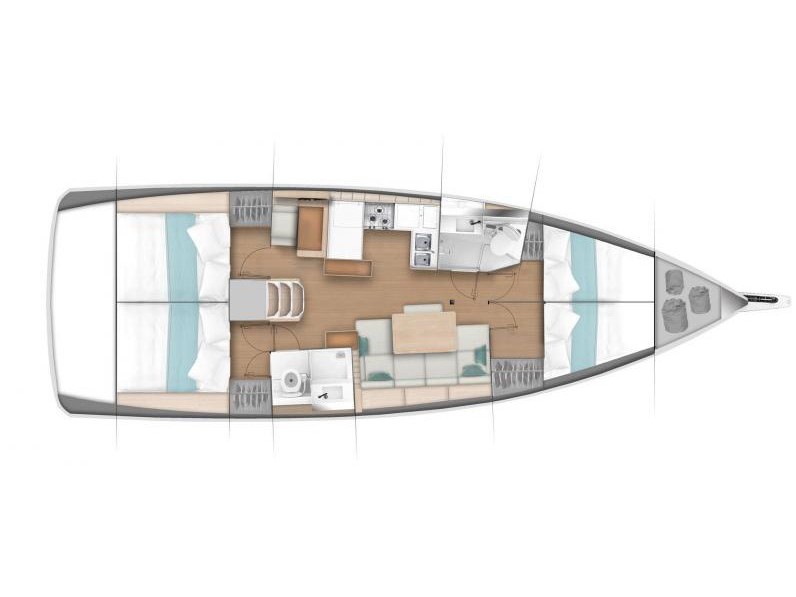 Photo #6 - Sun Odyssey 440 (Deep Water) in Athen - 21587