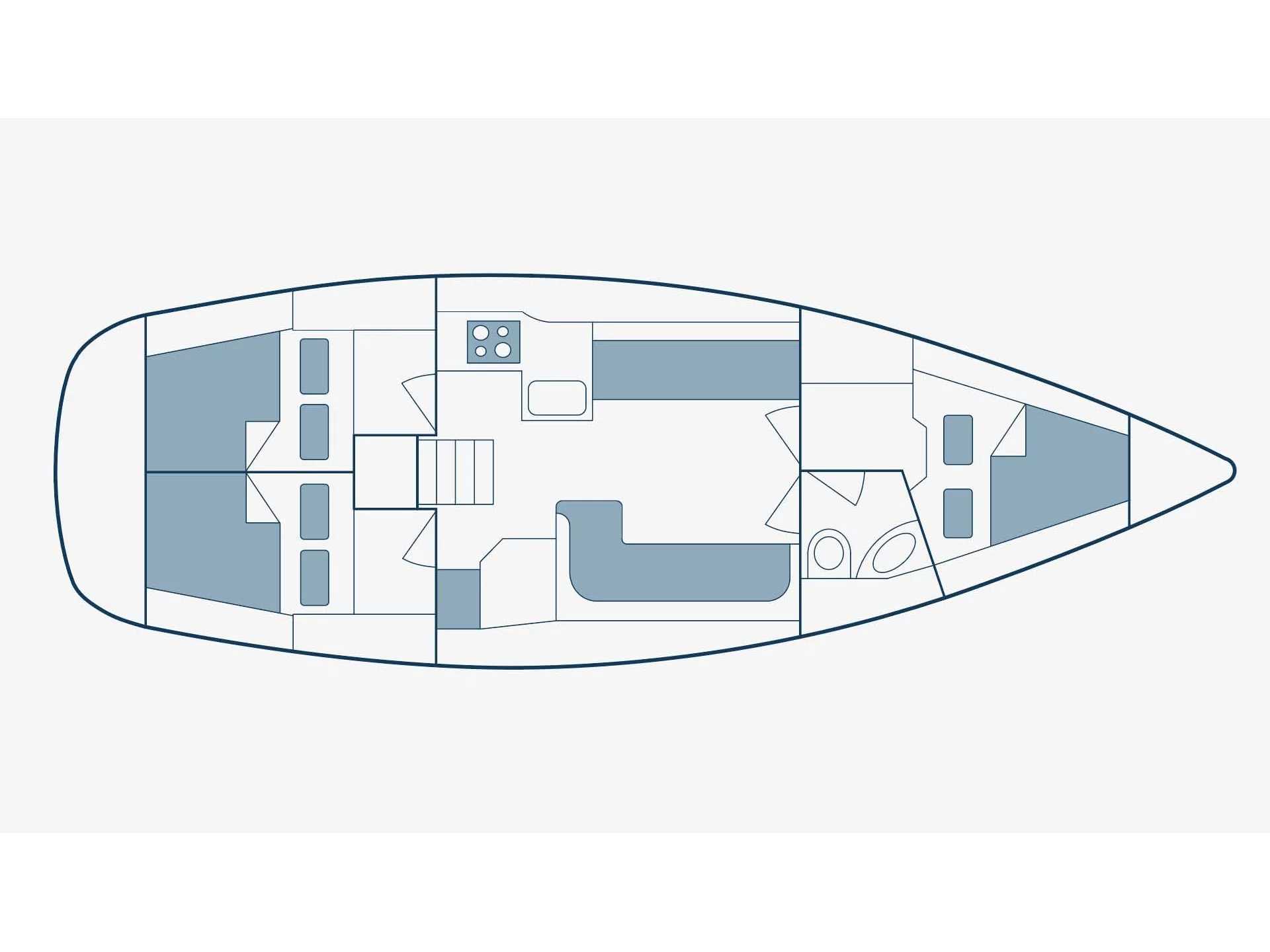 Bavaria 37 (Alexandros 3) Plan image - 1
