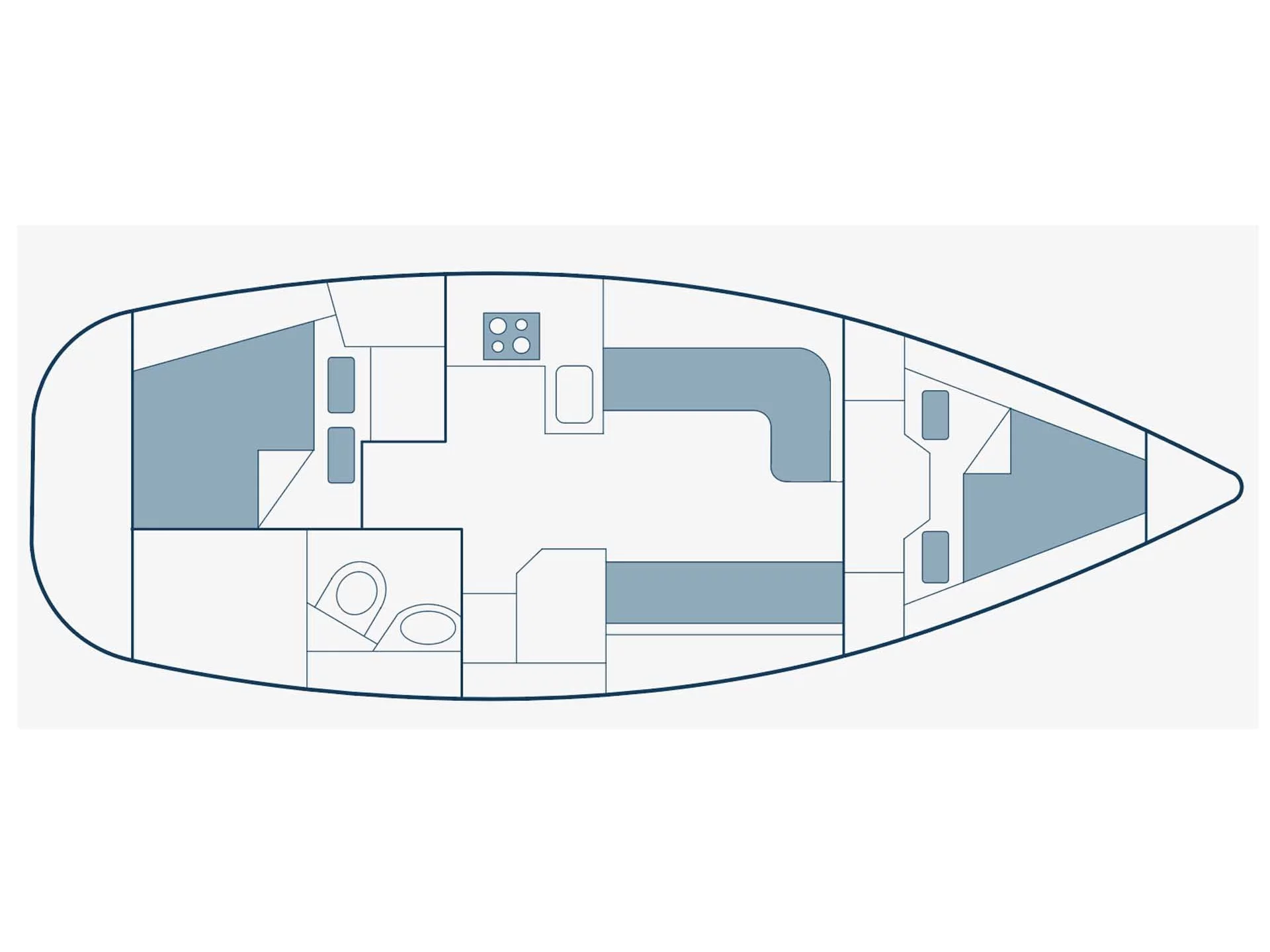 Bavaria 33 (Sea Sail 1) Plan image - 1
