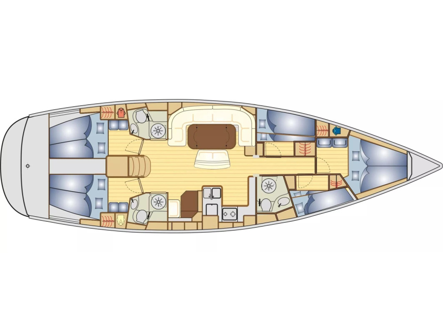 Bavaria 50 Cruiser (Led Zeppelin) Plan image - 3