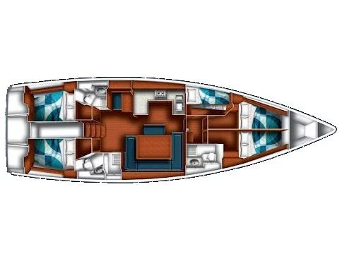 Bavaria 50 Cruiser (Anna) Plan image - 1