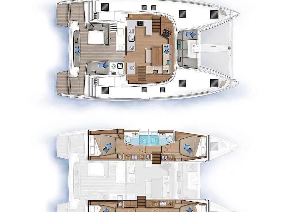 Lagoon 46 (Iris) Plan image - 11