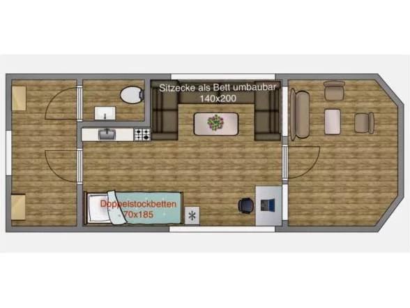 Houseboat (Rolly Boat max) (Brussel) Plan image - 10