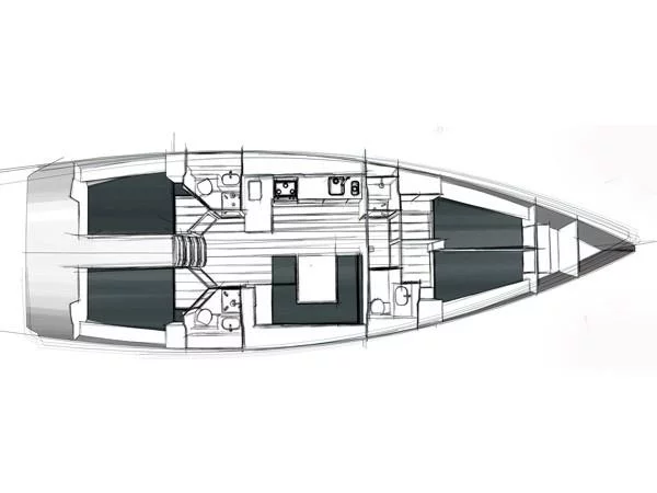Bavaria Cruiser 45 (Shoogle) Plan image - 11