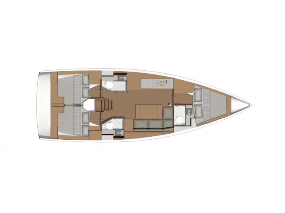 Dufour 390 Grand Large (Joy 5) Plan image - 3