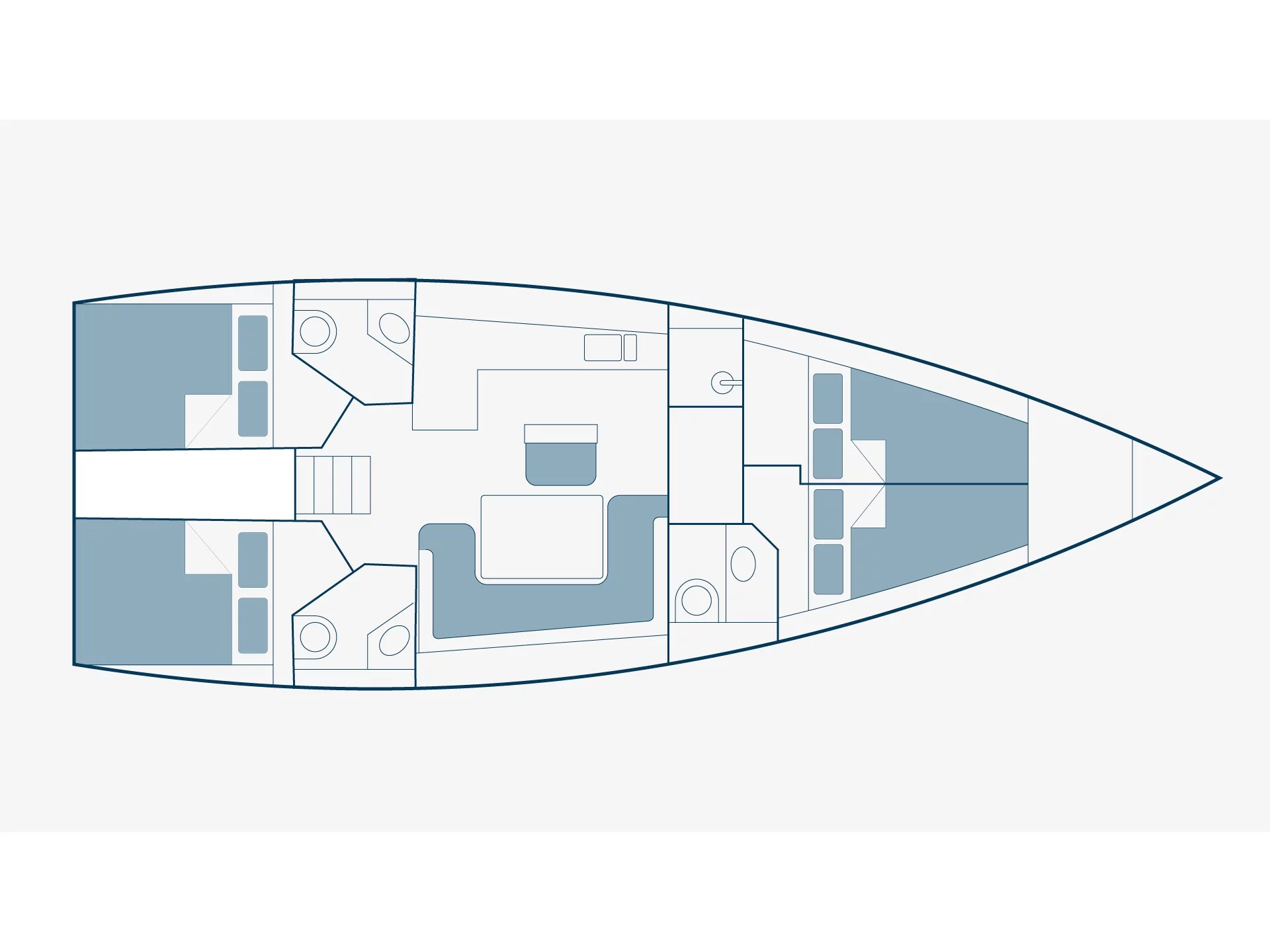 Bavaria 46 (Konti) Plan image - 2