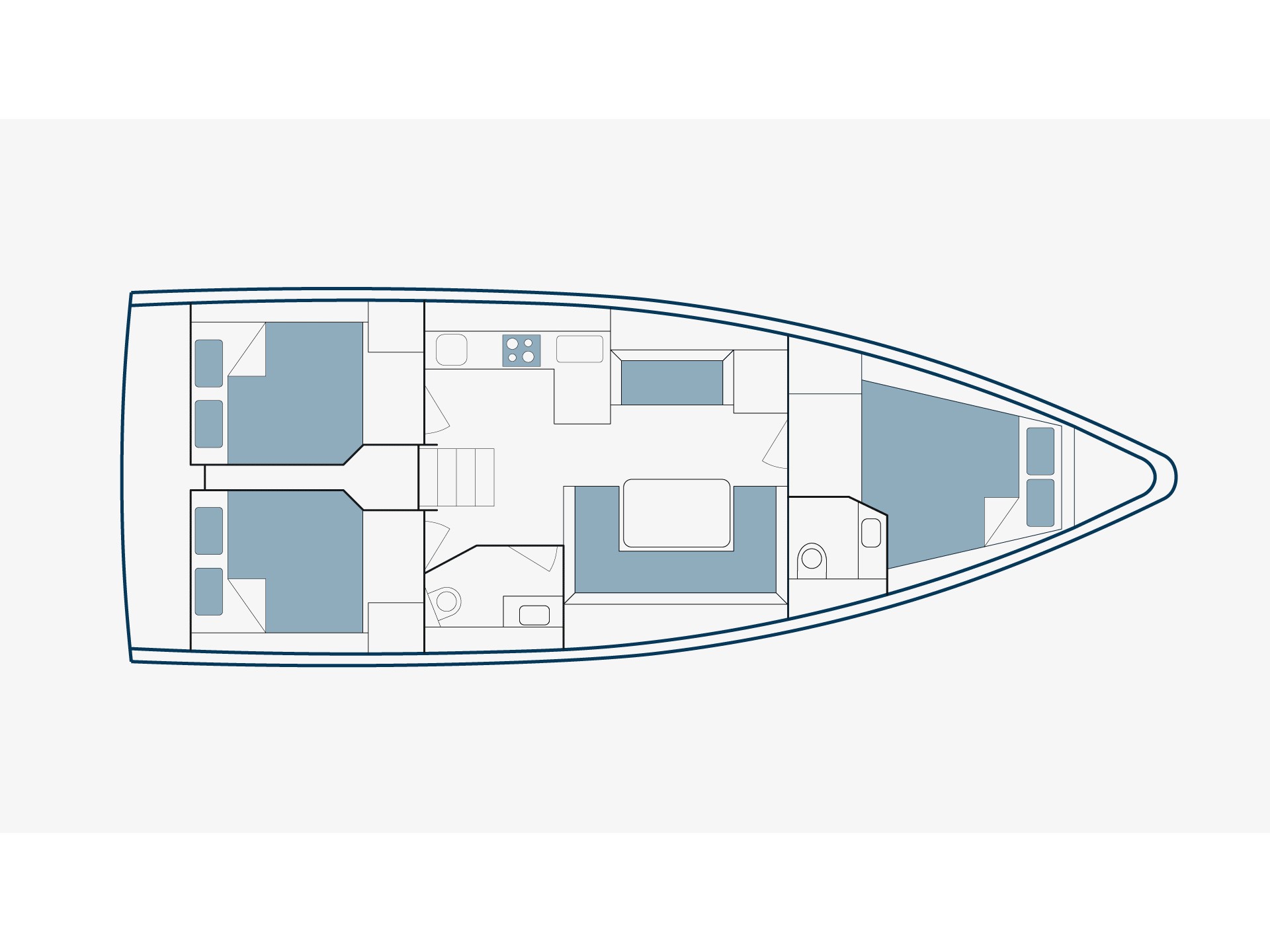 Photo #3 - Bavaria C42 (Bluestone) in Poros - 20396