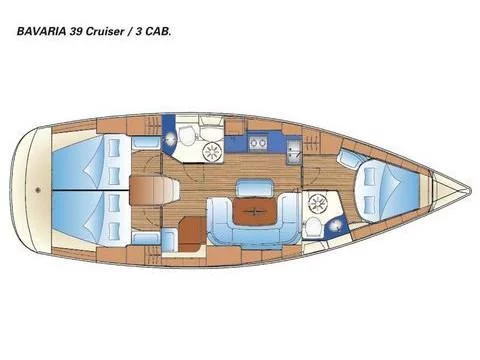 Bavaria 39 Cruiser (Calyce) Plan image - 4