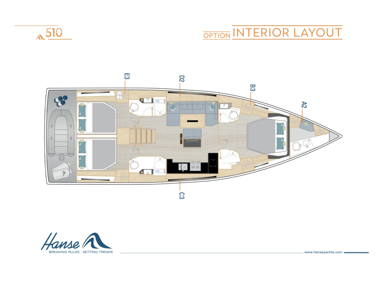 Photo #6 - Hanse 510 (Sea Emerald) in Kos - 20548