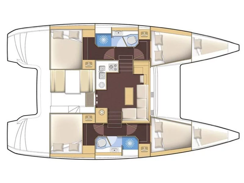 Lagoon 39 (Joy One) Plan image - 8