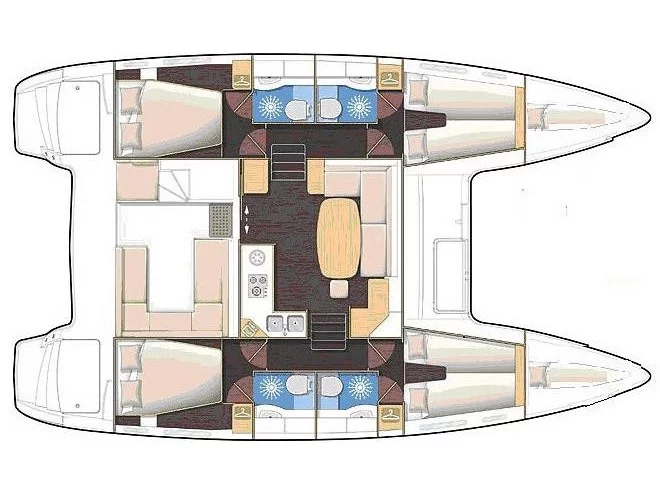 Lagoon 400 (Santi) Plan image - 20