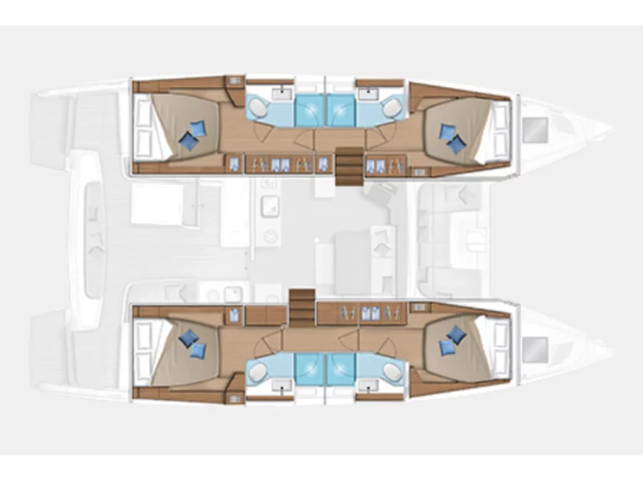 Lagoon 46 (Dream Life) Plan image - 1