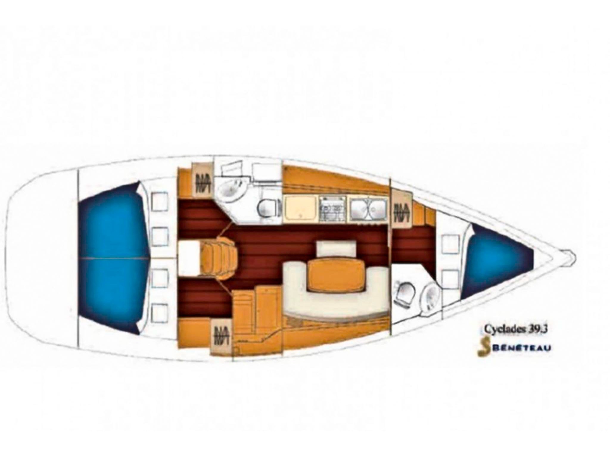 Photo #5 - Beneteau Cyclades 39.3 Refited 2022 (Sea Star 2) in Corfu - 22202