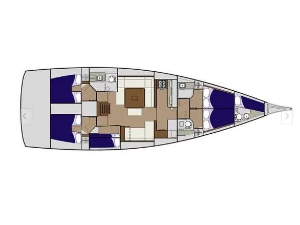 Dufour 560 (Captain Leo) Plan image - 1