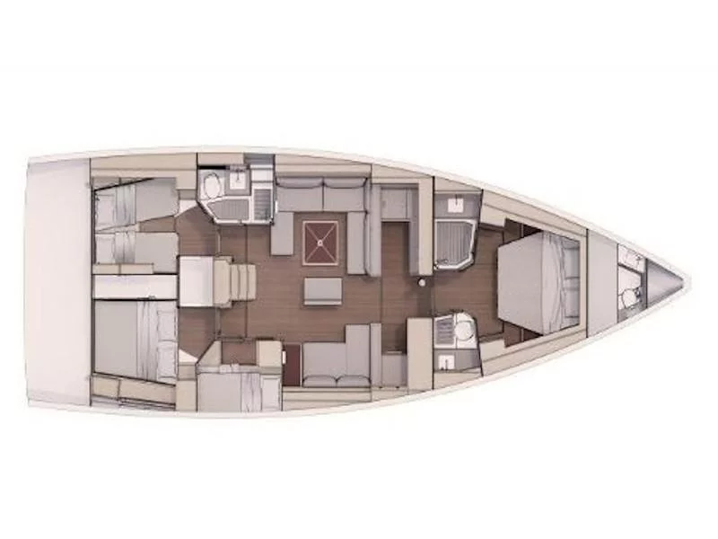 Dufour 530 (Vanessa) Plan image - 2