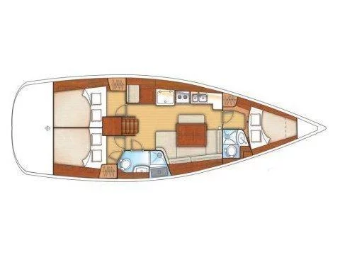 Oceanis 40 (Arion/Refitted 2016) Plan image - 2