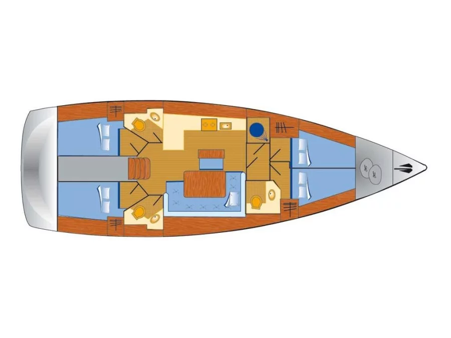 Bavaria Cruiser 46 (Blizzard) Plan image - 11
