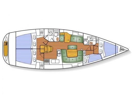 Photo #8 - Sun Odyssey 43 (Frine) in Paros - 9468
