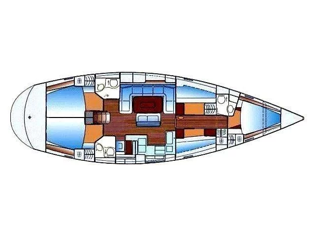 Bavaria 50 Cruiser (Blue Island) Plan image - 3