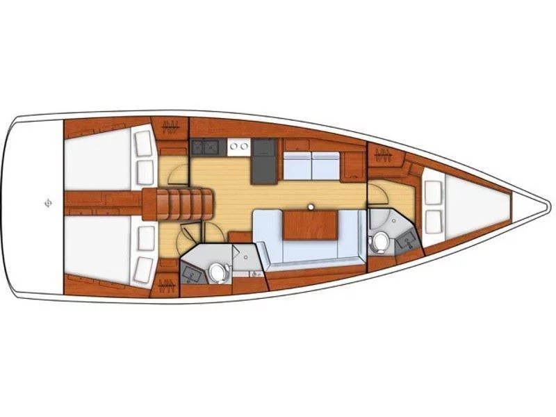 Oceanis 41.1 (Dragut S) Plan image - 15