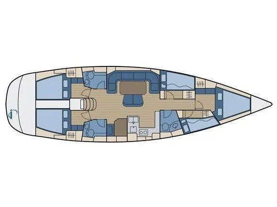 Bavaria 50 Cruiser (Helena 1) Plan image - 13