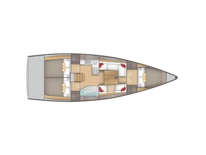 Bavaria C45 (NUESTRA EMILIA) Plan image - 4