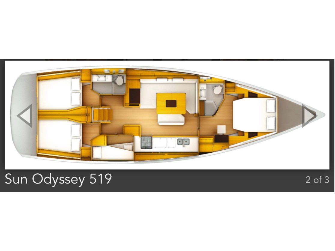 Photo #3 - Sun Odyssey 519 (Simba) in Mykonos - 23594