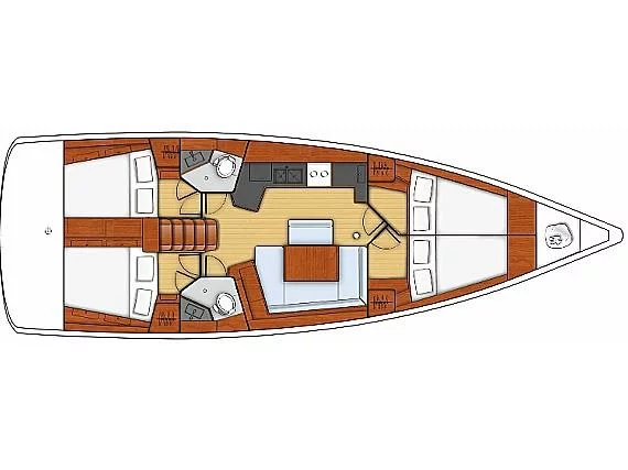 Oceanis 45 (Rafaella) Plan image - 13