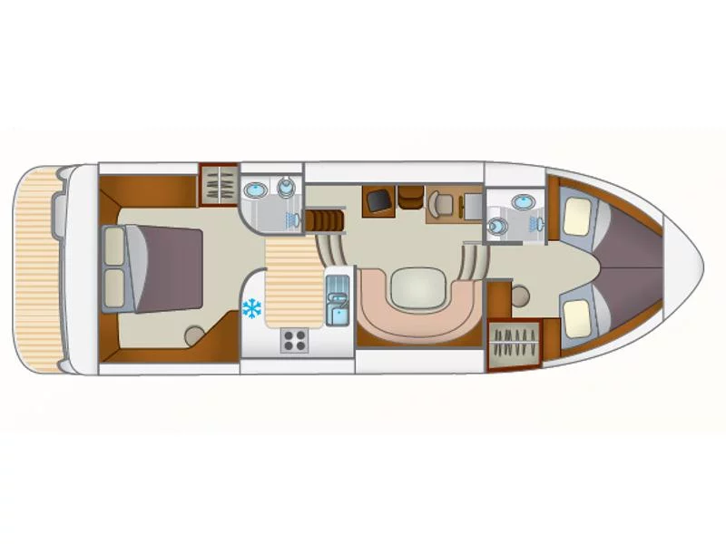 Cruiser Premium XL 4 pers (E400-26) Plan image - 2