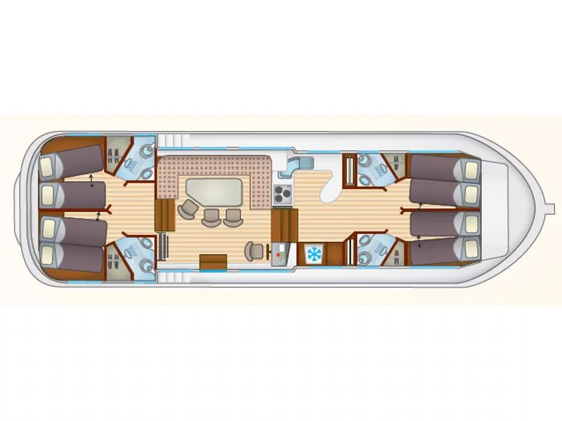 Pénichette 1500FB FR (150FB-20) Plan image - 1