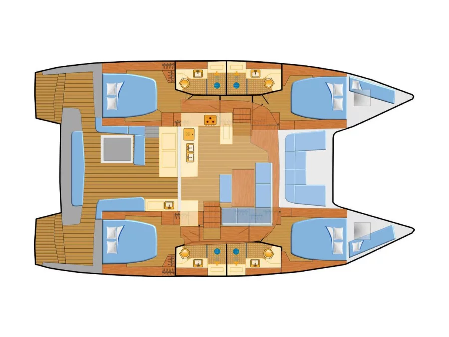 Lagoon 46 (No Limits II) Plan image - 10