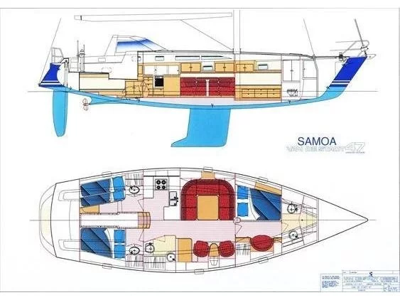 Van de Stadt Samoa 47 (Sayonara) Plan image - 7